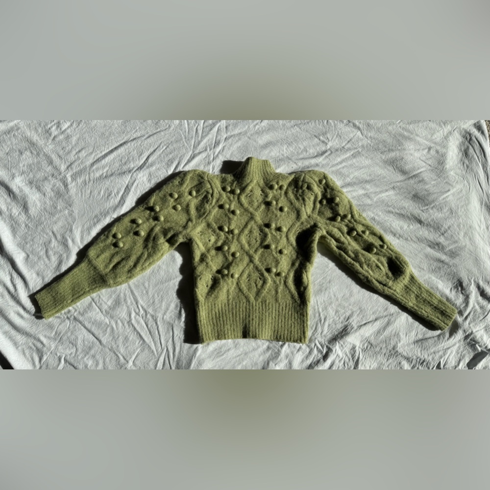 Zara KNIT SWEATER WITH EMBROIDERED BALLS - Picture 3 of 5